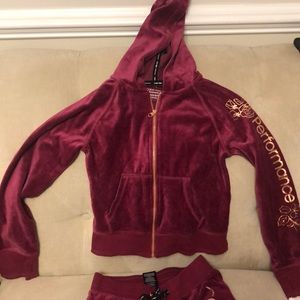 Calvin Klein kids performance jogger set.